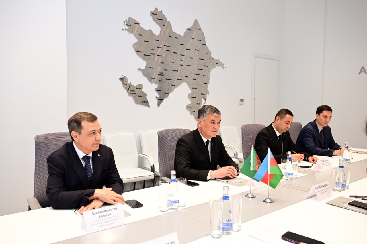 Mədəniyyət Nazirliyində Türkmənistan nümayəndə heyəti ilə görüş keçirilib - FOTO